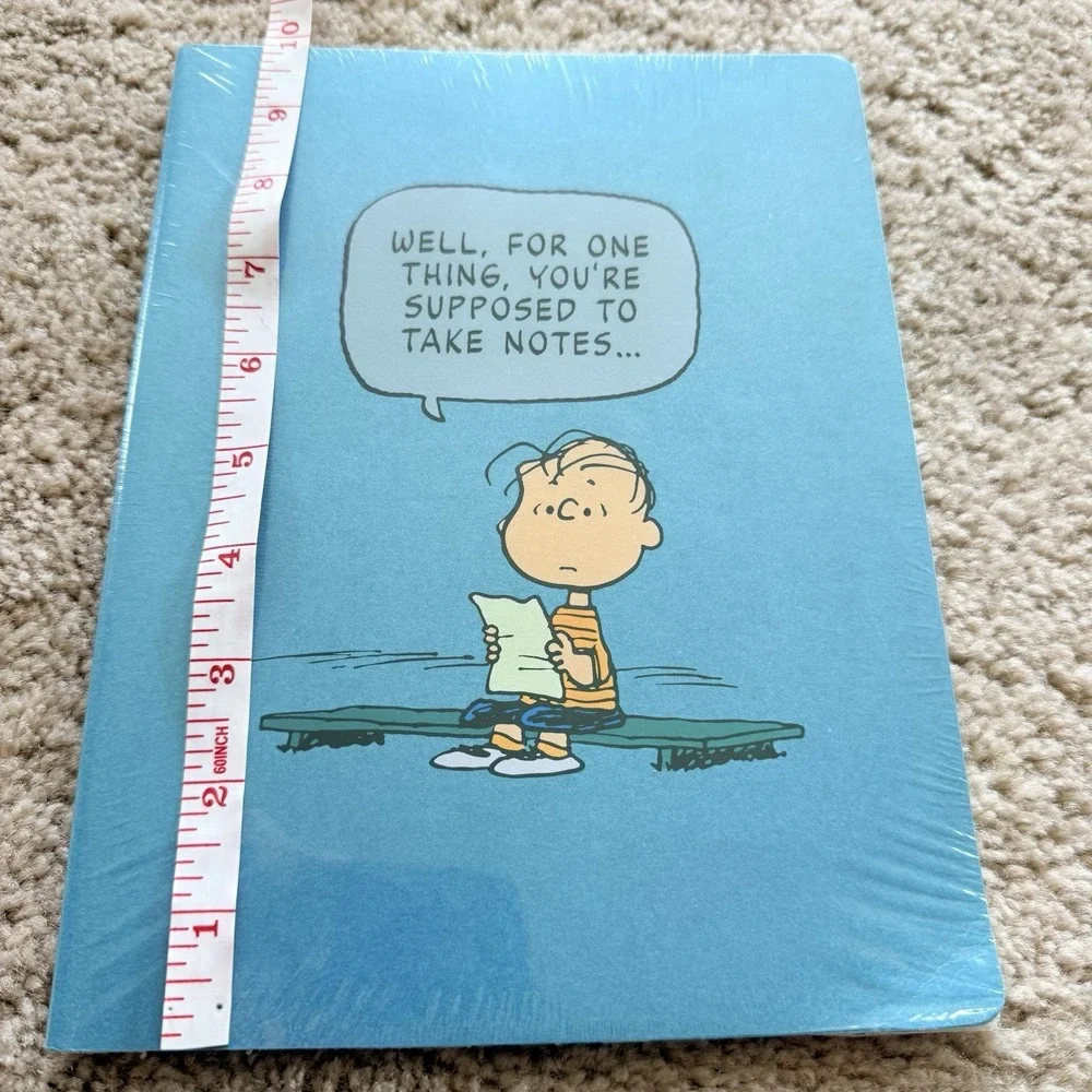 Moleskine Peanuts Limited Edition Journal Linus Take Notes Ruled Large Sealed